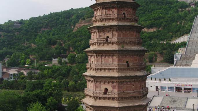 彬州市 彬县 咸阳市彬县开元广场开元寺塔