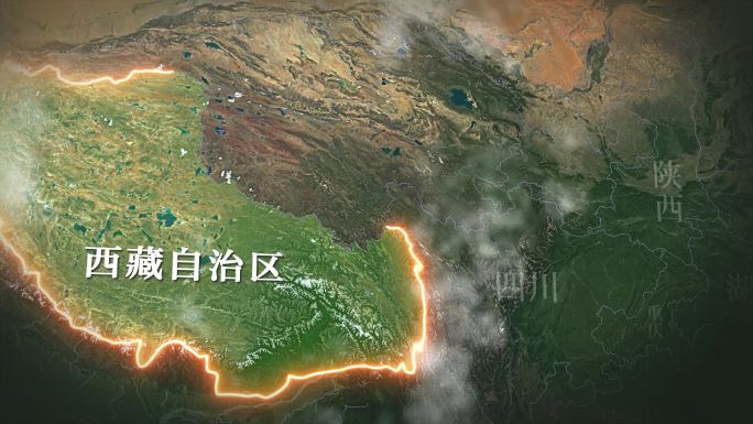西藏地图地形图