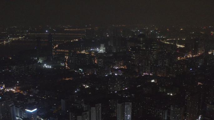 4K-Log-武汉江岸区万家灯火城市夜景