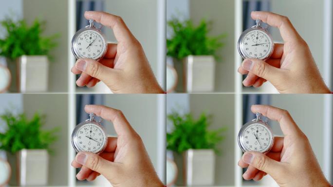 秒表特写坏掉闹钟手表