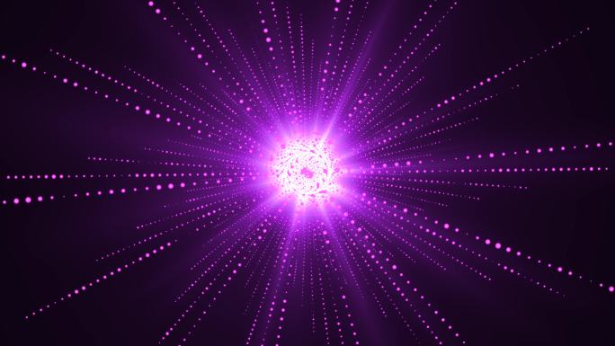 紫色未来主义太空粒子