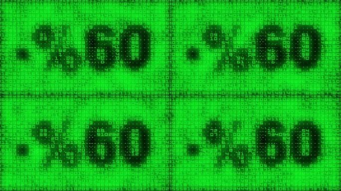 折扣或促销60%特效视频