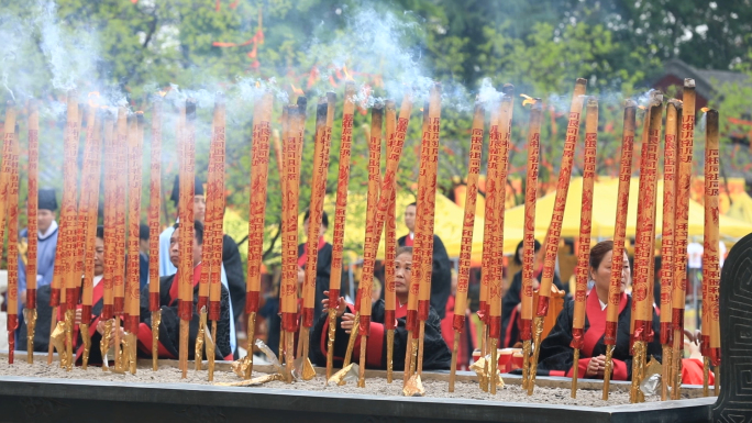 香火实拍素材