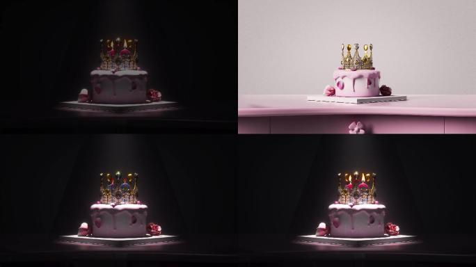 女王皇冠生日蛋糕
