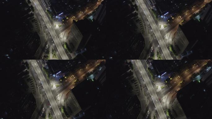 4K-log-航拍武汉青年路立交桥