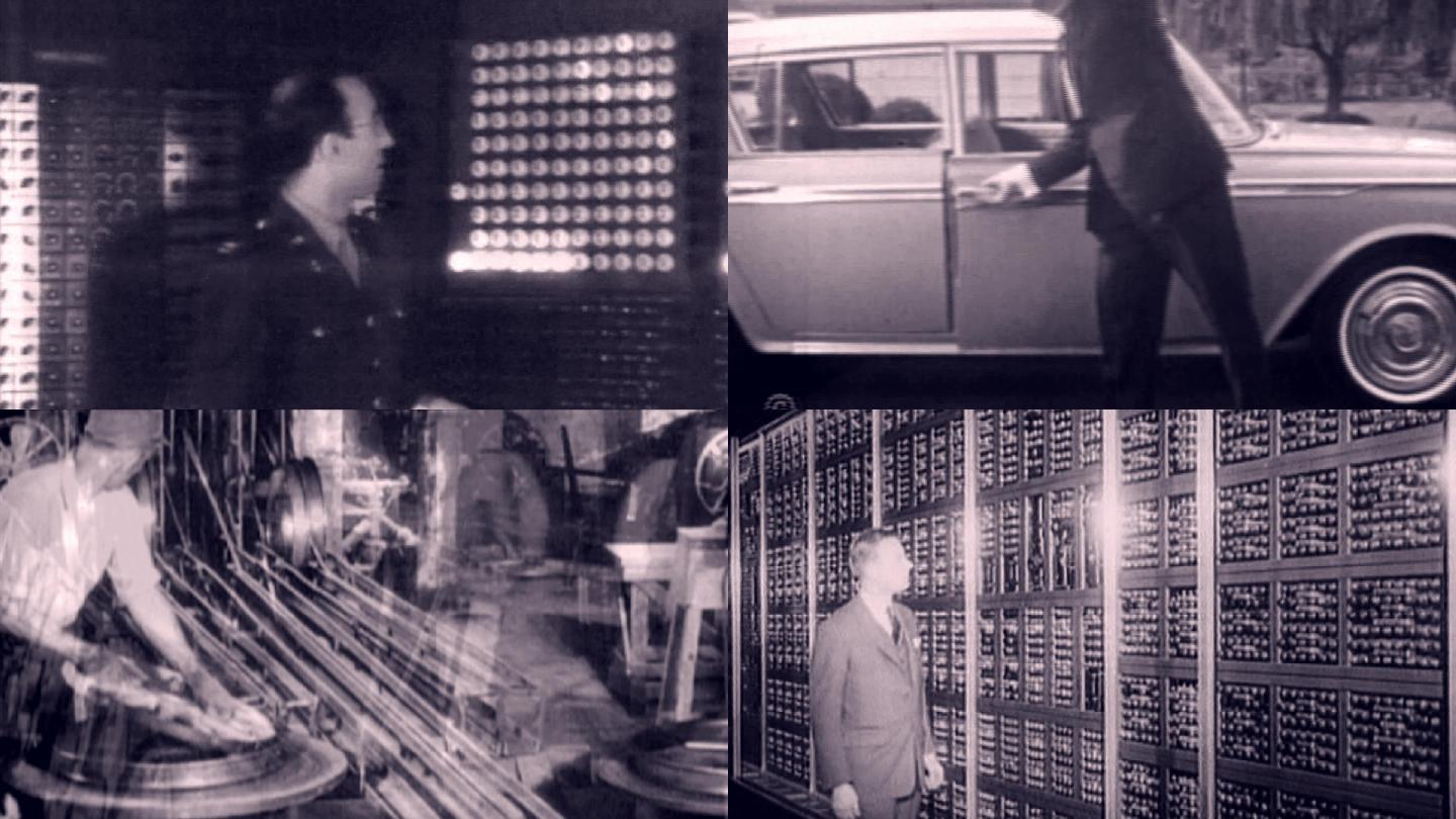 40年代美国发明第一台计算机生产家用轿车