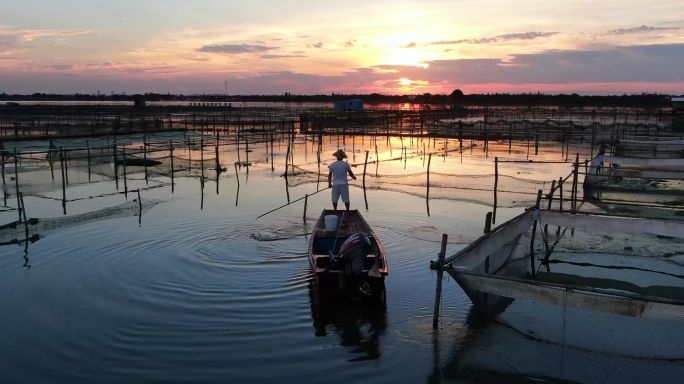 阳澄湖渔民的生活