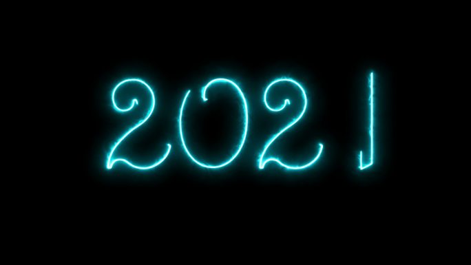 2021数字年度年代年历
