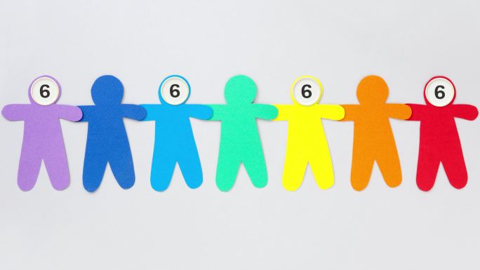 人形纸质插画倒计时动画