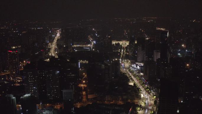 4K-Log-武汉江岸区万家灯火城市夜景