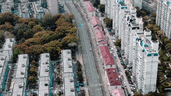 上海疫情浦西封控上海无人的街道