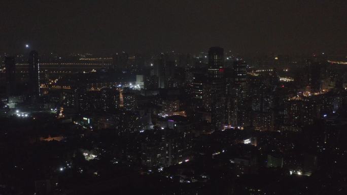 4K-Log-武汉江岸区万家灯火城市夜景