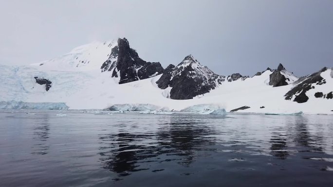 南极 冰岛 空景