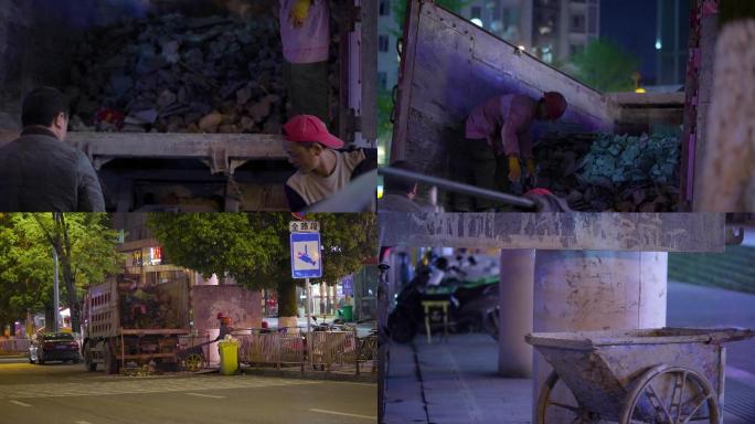 路边清理固体垃圾+已调色