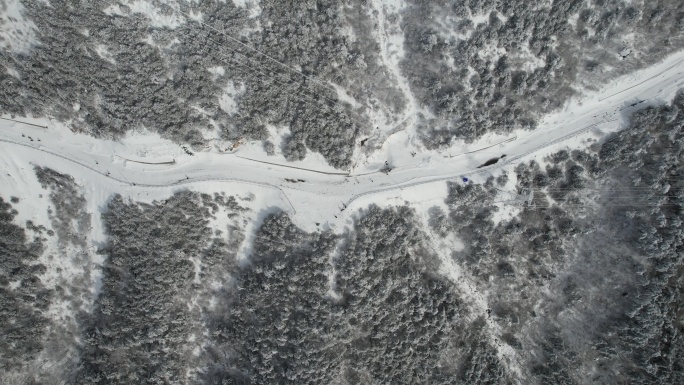 杭州太子尖雪景