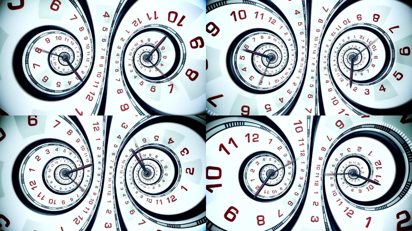抽象双螺旋时钟