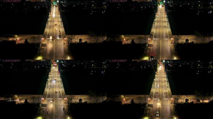 信阳民桥夜色延时摄影视频素材