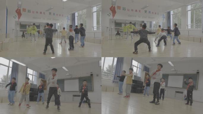 小学生学跳HIP POP  街舞
