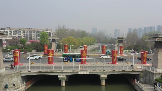 邯郸人民路人民桥航拍