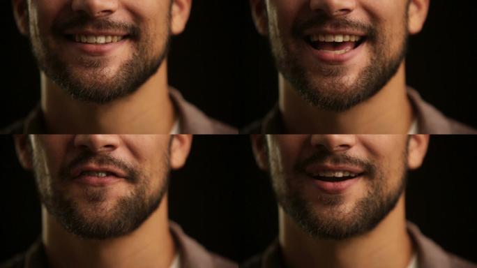 年轻人自信的男性站着