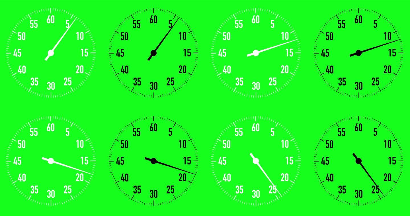 刻度表时针转动计时比赛计时