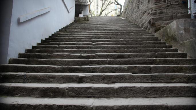 重庆小巷石梯步道