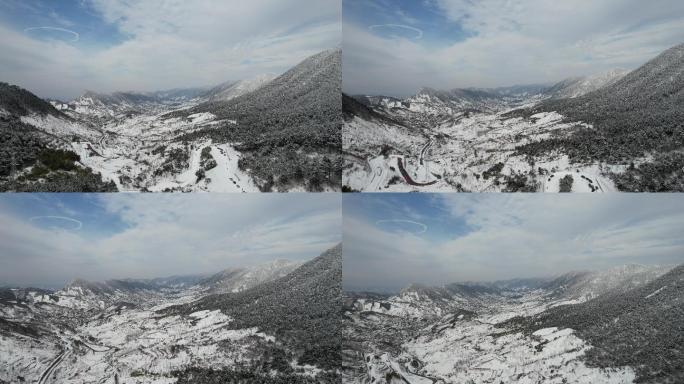 杭州太子尖雪景