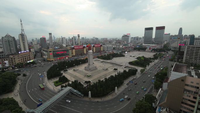 南昌市八一广场全景