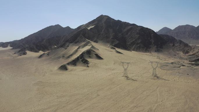 青海大柴旦火星地貌基地4K航拍