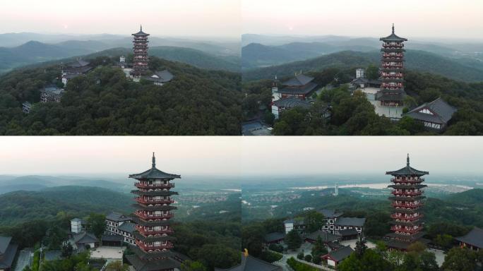 合肥 紫蓬山 日出 美景 紫蓬山风光航拍