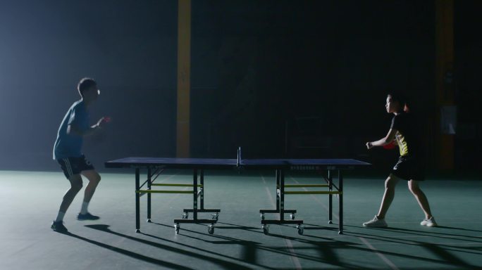 乒乓球 男女混打 锻炼身体
