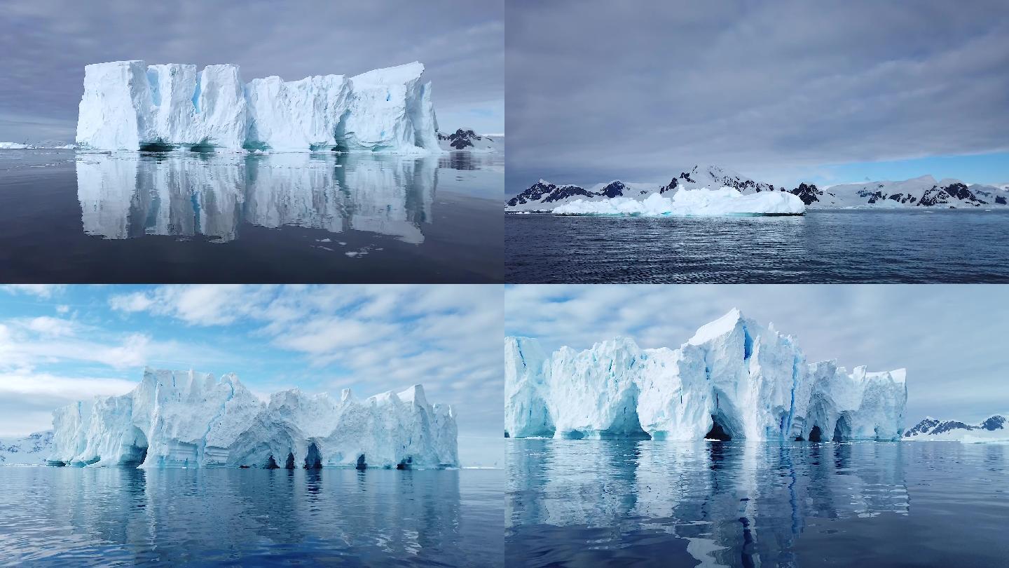 南极冰岛冰山