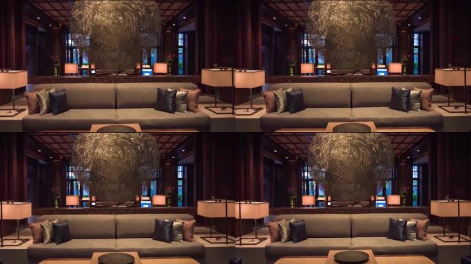 3D效果室内设计 意境沙发 大厅