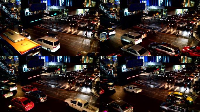 泰国曼谷曼谷夜色曼谷夜景曼谷地标