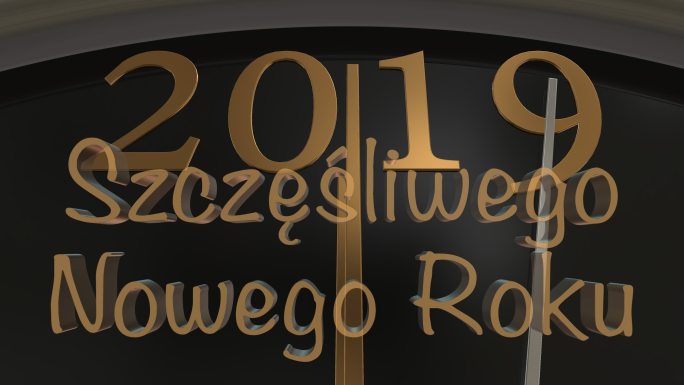 波兰语新年问候语动画