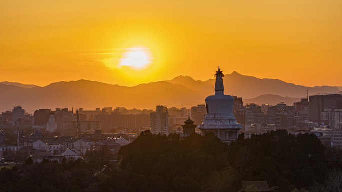 4K北京日出