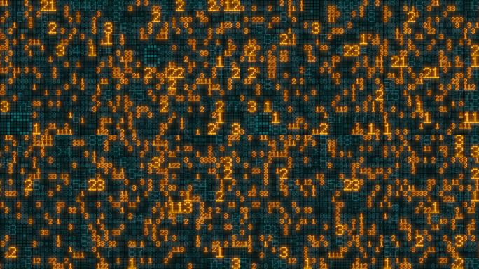 数字变化视频特效视频