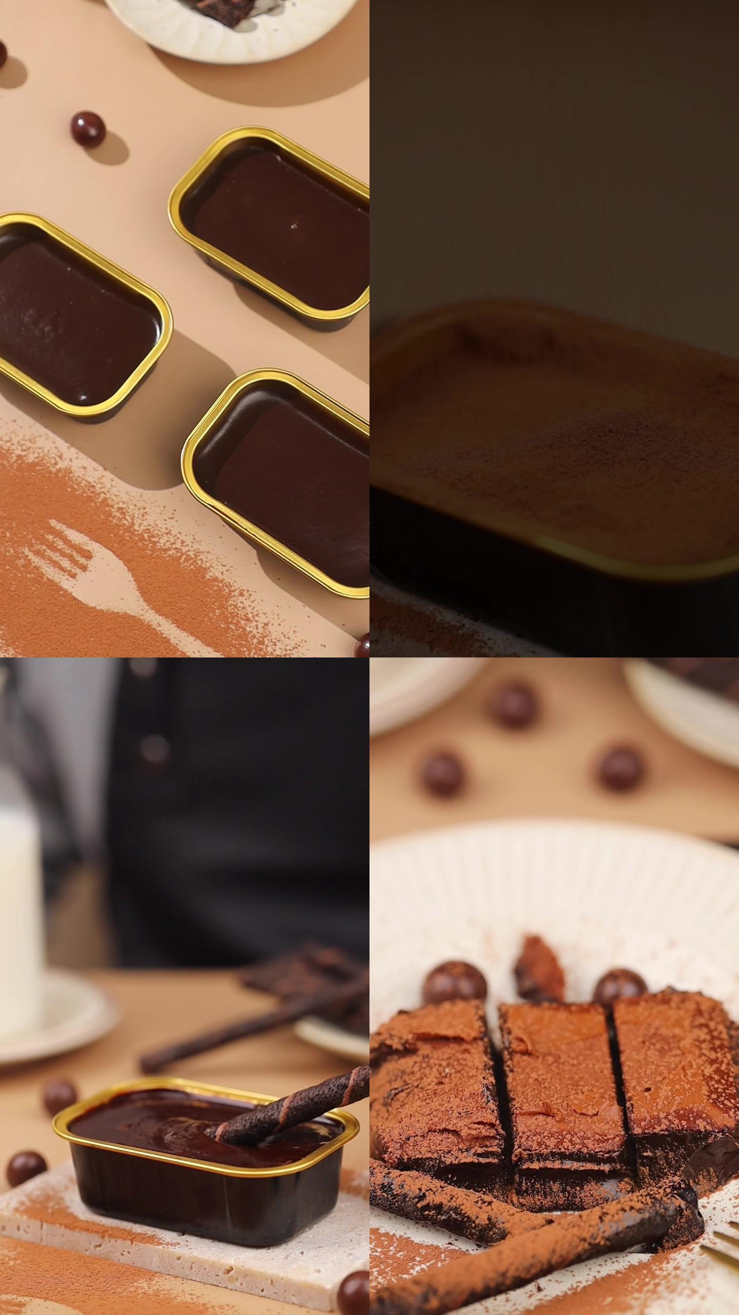 冰山熔岩巧克力蛋糕甜品情人节巧克力礼盒