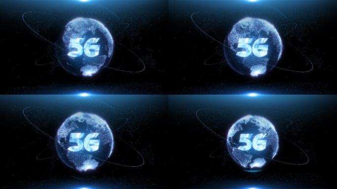 5G科技地球视频4k