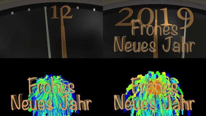 德语新年问候语动画