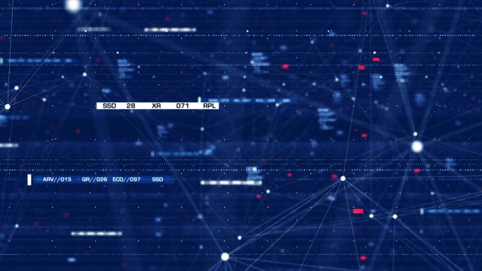 抽象数字技术特效视频