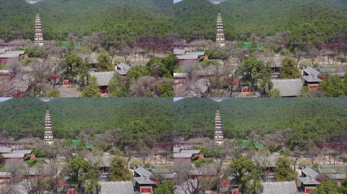 山东济南：航拍名山古刹灵岩寺