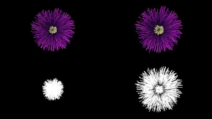 抽象粒子紫色粒子粒子炸开白色粒子