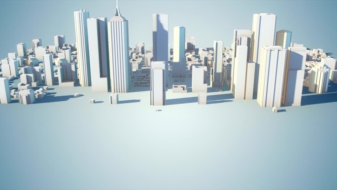 不断增长的城市特效视频