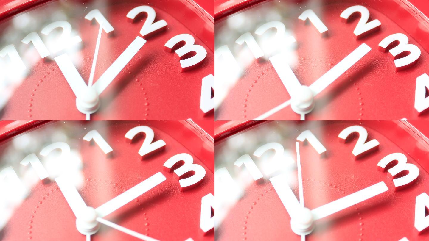 红色闹钟数字计时计时器