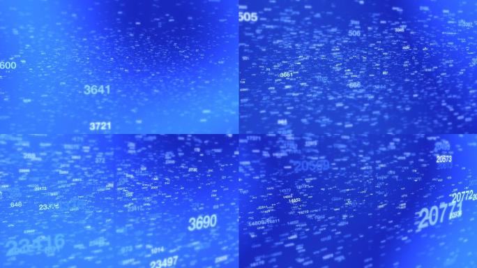 抽象背景科技感股票股市数据流
