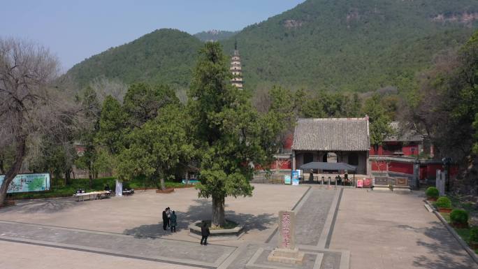 山东济南：航拍名山古刹灵岩寺