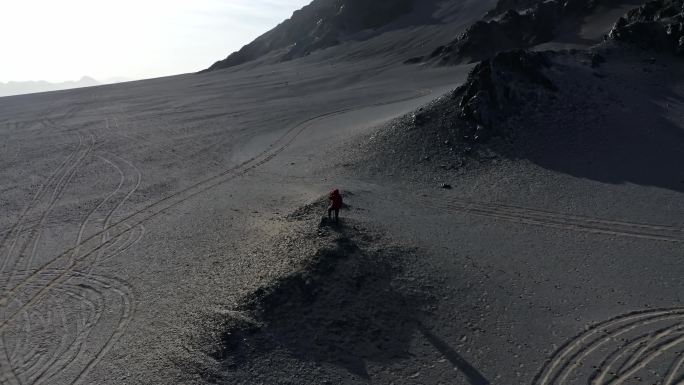 青海冷湖黑独山航拍4K，最像月球的地方