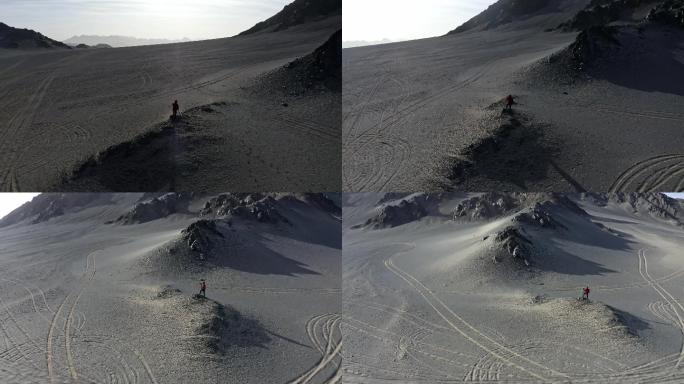 青海冷湖黑独山航拍4K，最像月球的地方