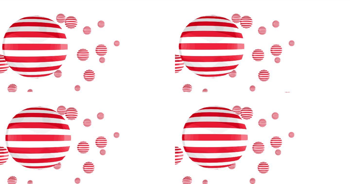 红球动画视频背景